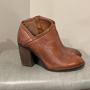 Lucky Brand leather booties.